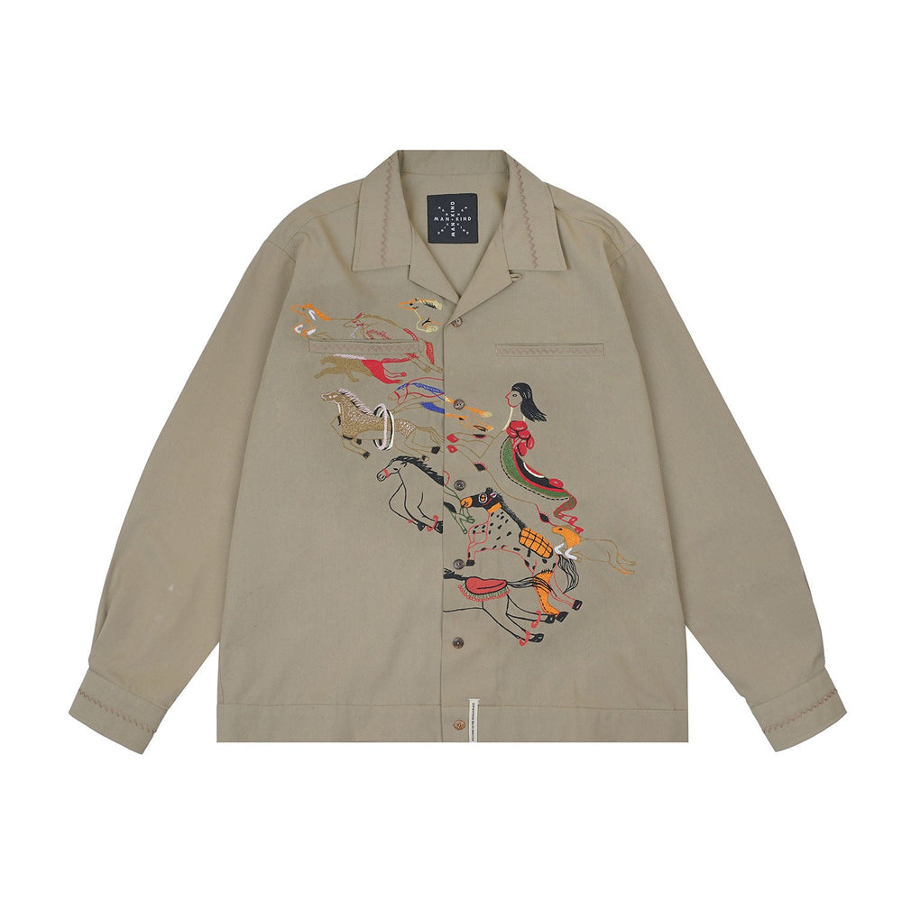 KISHI KHAKI - SHIRT JACKET