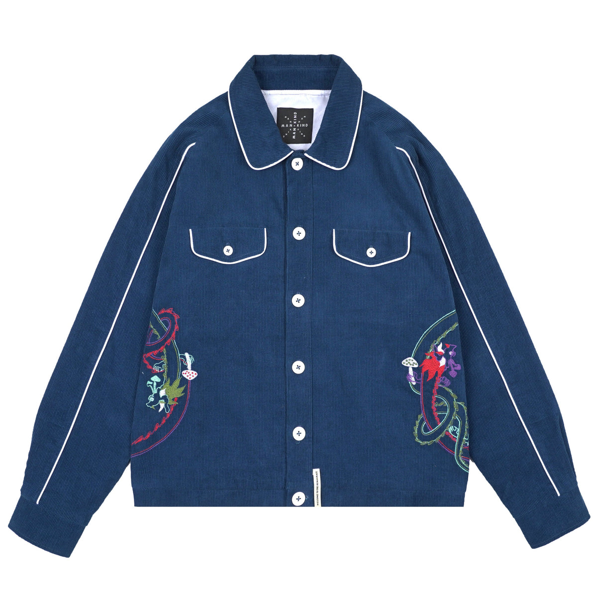 MAZU BLUE - JACKET – M.A.N.K.I.N.D - International Website